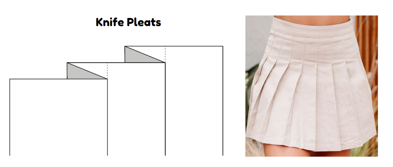 knife-pleats